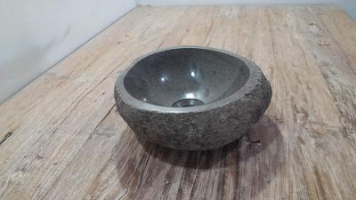 Riviersteen waskom RXS250309, 28x26x12 cm
