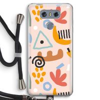 Abstract: LG G6 Transparant Hoesje met koord