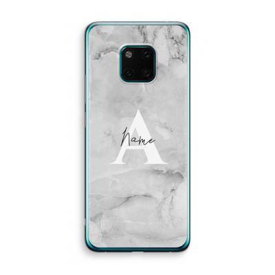 Ivory Marble: Huawei Mate 20 Pro Transparant Hoesje