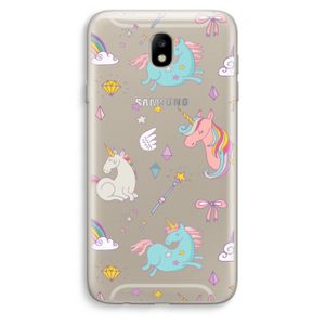 Fantasiewereld: Samsung Galaxy J7 (2017) Transparant Hoesje