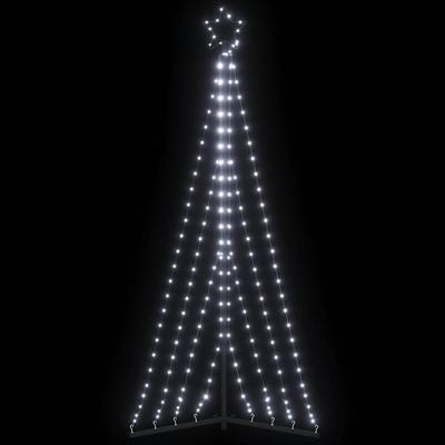 Kerstboomverlichting 339 koudwitte LED's 182 cm