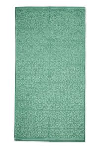 Pip Studio Grote Handdoek Tile de Pip Groen 70x140 cm