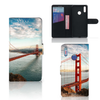 Huawei Y7 (2019) Flip Cover Golden Gate Bridge