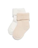 HEMA Babysokken Terry - 2 Paar Gebroken Wit (gebroken wit)
