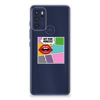 Motorola Moto G60s Silicone Back Cover Popart Princess