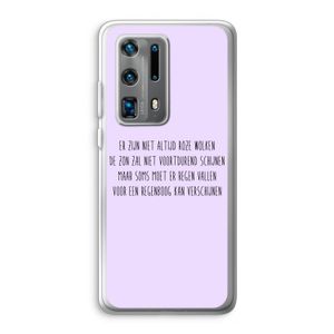 Regenboog: Huawei P40 Pro Plus Transparant Hoesje