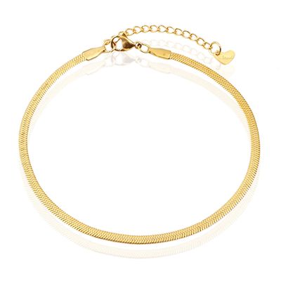 LGT JWLS Enkelband Herringbone Goud - 3mm