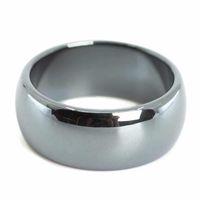 Edelstenen Ring Hematiet (10 mm - Maat 20) - thumbnail