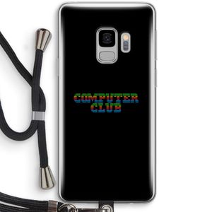 Retro: Samsung Galaxy S9 Transparant Hoesje met koord