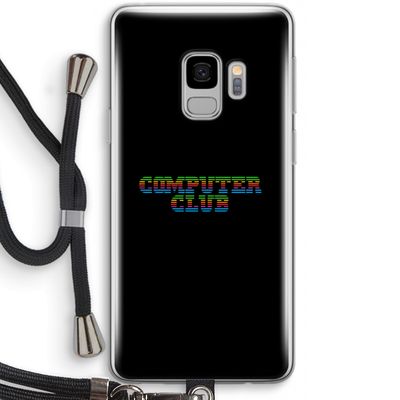 Retro: Samsung Galaxy S9 Transparant Hoesje met koord