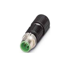 Phoenix Contact 1521575 Sensor/actuator connector, niet geassembleerd M12 Aantal polen (sensoren): 4 Stekker, recht 1 stuk(s)