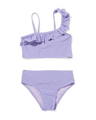 HEMA Kinderbikini Seersucker Lila (lila)