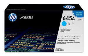 HP 645A originele cyaan LaserJet tonercartridge