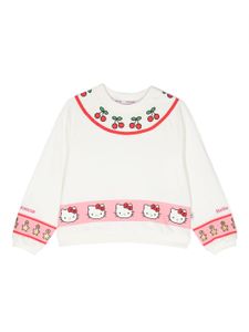 Gcds Kids x Hello Kitty sweat à imprimé graphique - Blanc