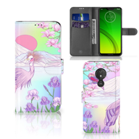 Motorola Moto G7 Power | Telefoonhoesje | Met pasjeshouder | Bird Motorola Moto G7 Power | Telefoonhoesje | Met pasjeshouder | Bird