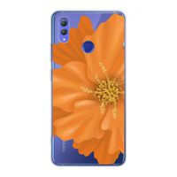 Orange Ellila flower: Honor Note 10 Transparant Hoesje