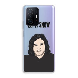 Let It Snow: Xiaomi 11T Pro Transparant Hoesje