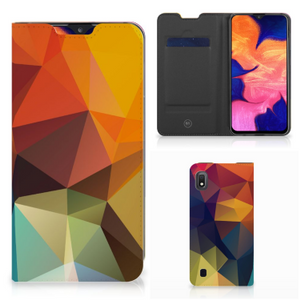 Samsung Galaxy A10 Stand Case Polygon Color