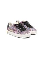 Golden Goose Kids baskets Super Star à paillettes - Rose