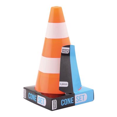 Sports Active oranje witte pylonnen, 4st.