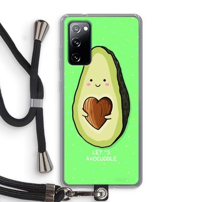 Avocuddle: Samsung Galaxy S20 FE / S20 FE 5G Transparant Hoesje met koord