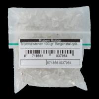 Trommelstenen bergkristal oplaadmix maat 1 100 Gram