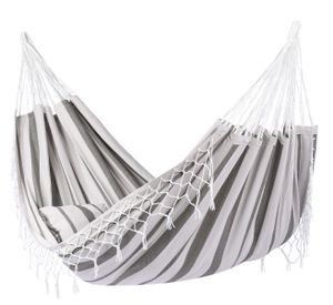 'Fringes' Silver XXL Hangmat - 200 kg - Grijs - Brazilië - Tropilex