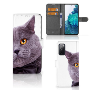 Samsung Galaxy S20 FE Telefoonhoesje met Pasjes Kat