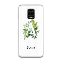 Green Brush: Xiaomi Redmi Note 9 Pro Transparant Hoesje