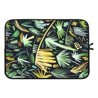 Tropical Palms Dark: Laptop sleeve 13 inch