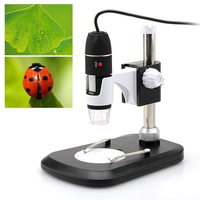 DMS-MDS800 40 X-800 X Vergrootglas 2.0MP Image Sensor USB digitale microscoop met 8 LEDs & professionele Stand