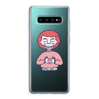Hartje: Samsung Galaxy S10 Plus Transparant Hoesje Hartje: Samsung Galaxy S10 Plus Transparant Hoesje