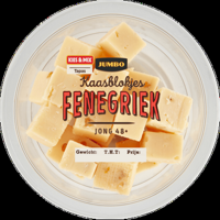 Jumbo Kaasblokjes Fenegriek Jong 48+ 100 g