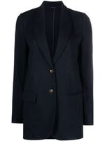 Brunello Cucinelli blazer en cachemire - Bleu