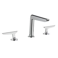 Crosswater Foile - 2 hendels - opbouw - chroom FO135DNC Crosswater Foile - 2 hendels - opbouw - chroom FO135DNC
