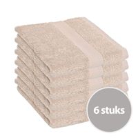 Clarysse Voordeelpakket Talis Handdoek 50x100 cm 500gram Zand 6 stuks - thumbnail