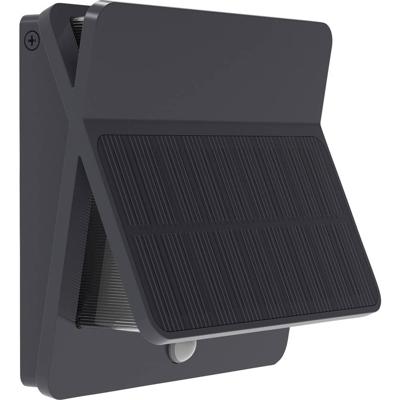 ECO-Light LED-Solar-Aussenwandl. mit BWM ALETA 6915401118 Wandlamp op zonne-energie LED 12.6 W Antraciet
