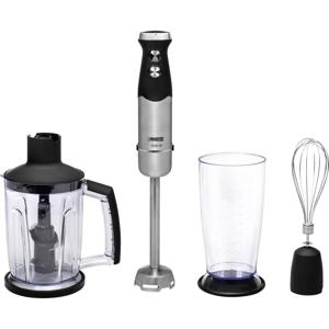 Princess 01.221221.01.001 Staafmixer 1000 W Traploze snelheidsinstelling Zilver, Zwart