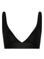 Palm Angels soutien-gorge triangle à bande logo - Noir