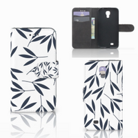 Samsung Galaxy S4 Hoesje Leaves Blue - thumbnail