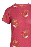 Pip Studio Pip Studio Tanja Short Sleeve My Heron Pink M - thumbnail