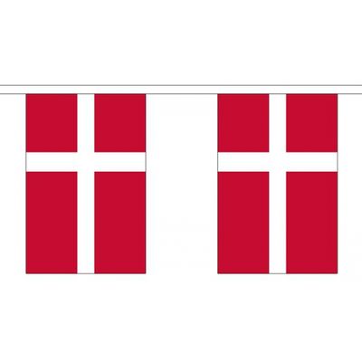 3x Buiten vlaggenlijn Denemarken 3 meter