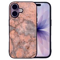 Telefoonhoesje Apple iPhone 17 Marmer Oranje