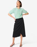 HEMA Damesrok Nona Structuur Zwart (zwart) HEMA Damesrok Nona Structuur Zwart (zwart)