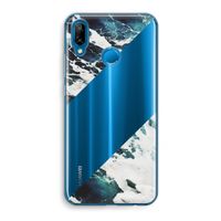 Golven: Huawei P20 Lite Transparant Hoesje Golven: Huawei P20 Lite Transparant Hoesje