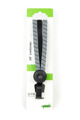 Qibbel Widek triobinder eye met haak 3x12mm zwart/steengrijs