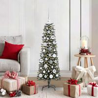 VidaXL Kunstkerstboom met 150 led groen 120 cm pvc en plastic en staal