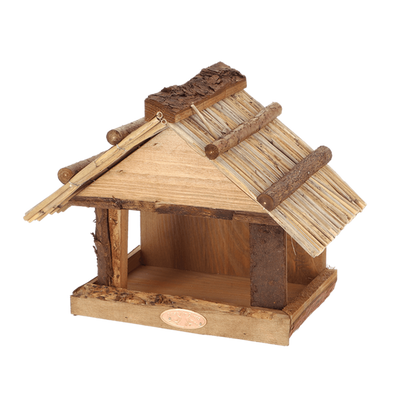 Muurvoedertafel rieten dak / Esschert Design