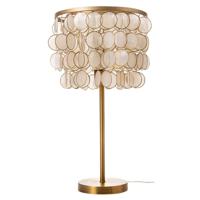 Bureaulamp Home ESPRIT Beige Gouden 50 W 220 V
