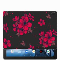 Lenovo Tab E10 Siliconen Hoesje Blossom Red